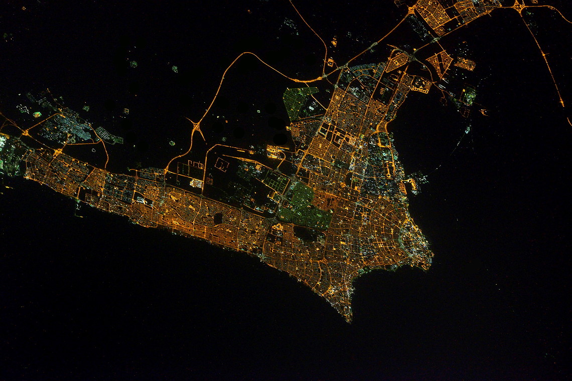 Kuwait by night