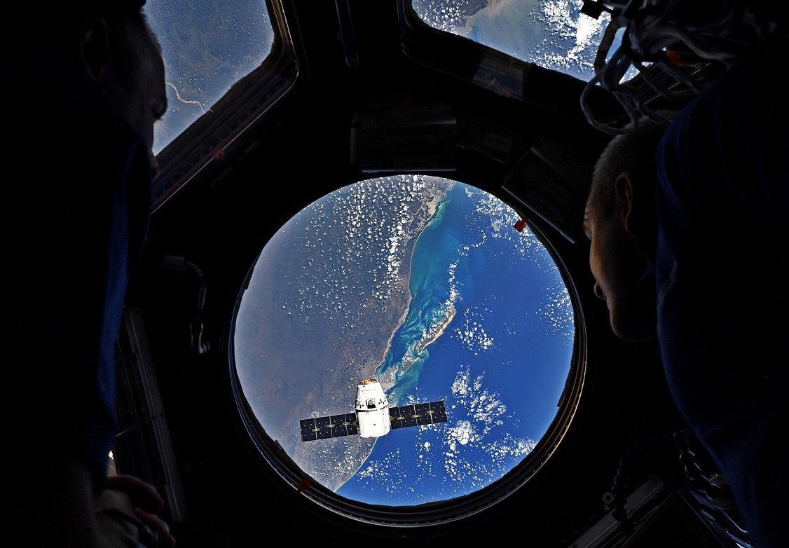 Anflug Dragon SpX-17