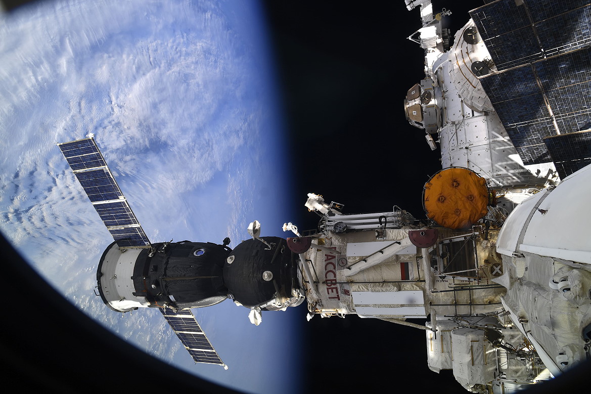 Soyuz MS-12 undocking
