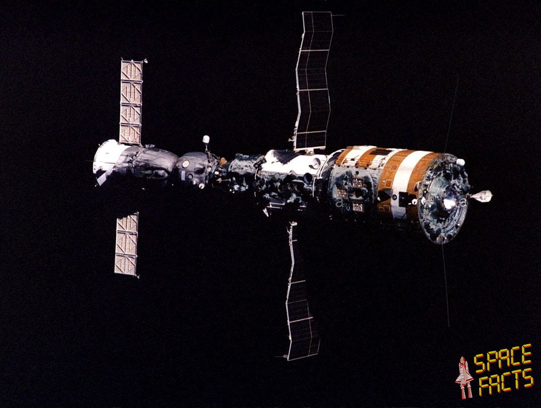 Salyut 7 with Soyuz T-5