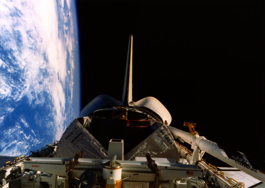 STS-41D im Orbit