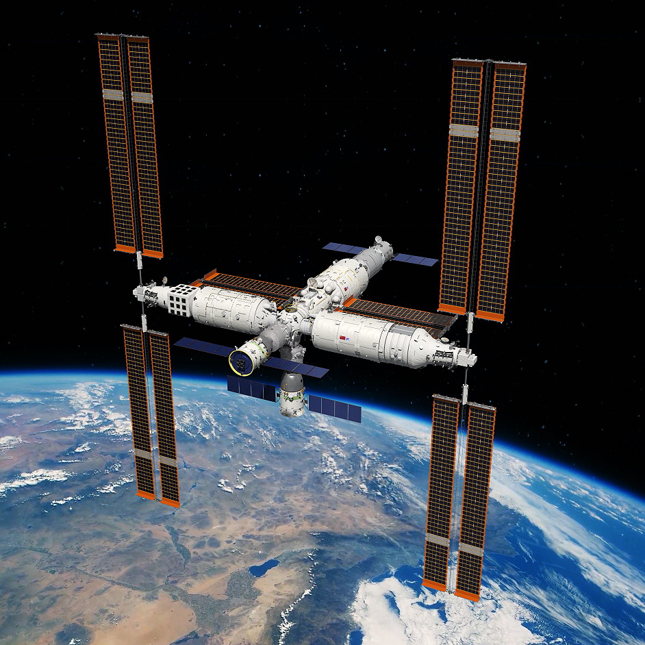 Tiangong with modules Wentian and Mengtian (planned)