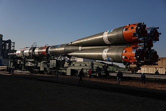 Soyuz MS-24 rollout