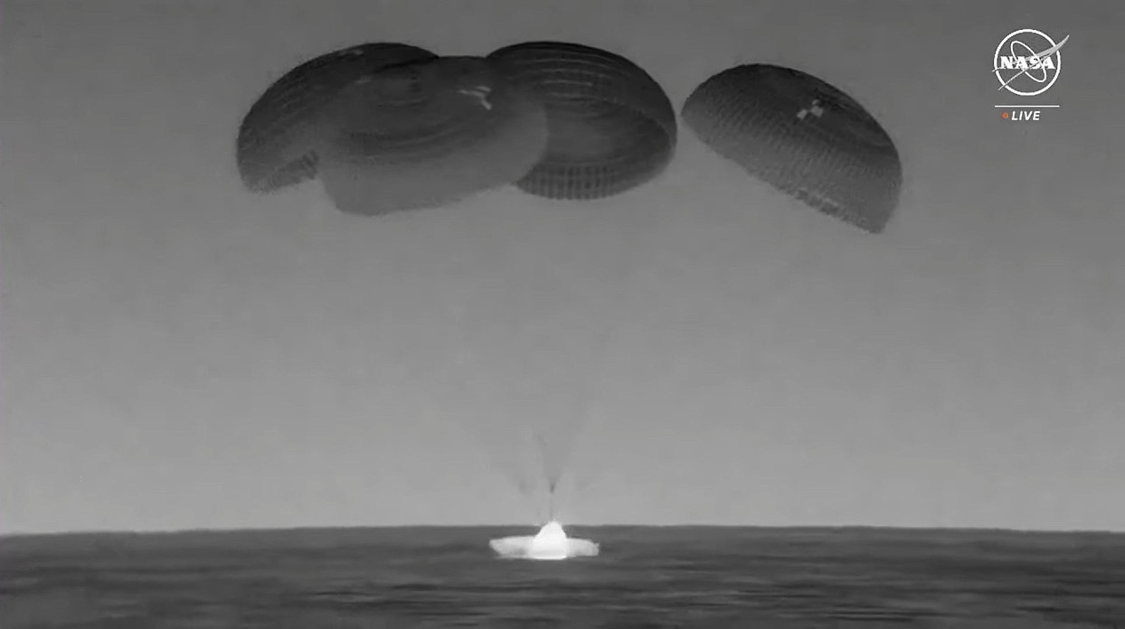 SpaceX Crew-7 landing