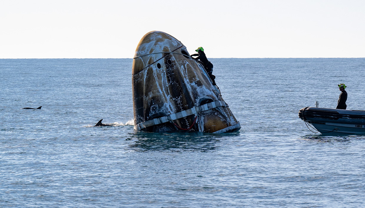 SpaceX Crew-9 recovery