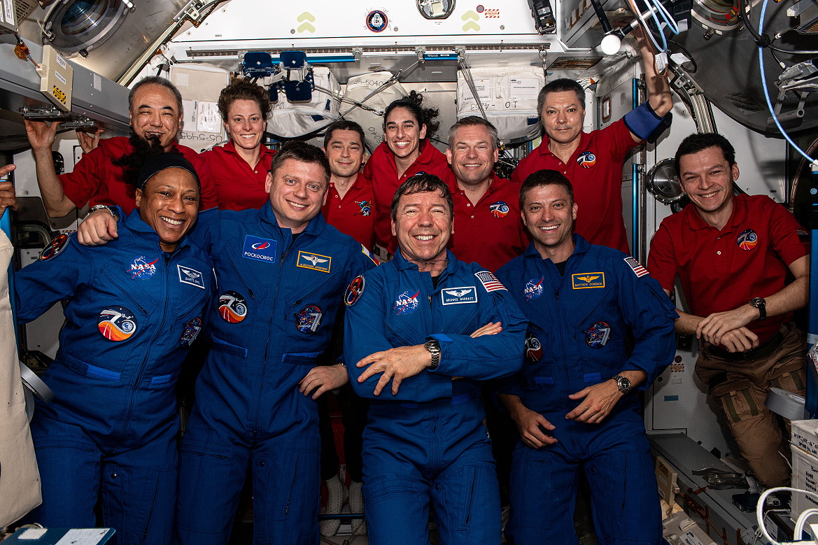 ISS-70 ist eine 11-Personen-Crew