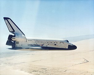 STS-1 landing