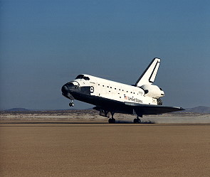 STS-34 landing