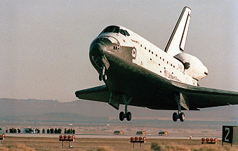 STS-42 landing