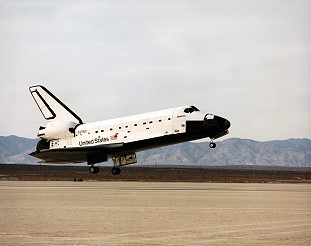 STS-44 landing