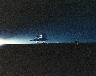 STS-48 landing
