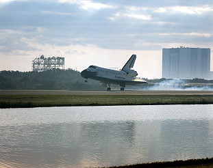 STS-54 landing