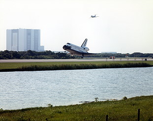 STS-57 landing