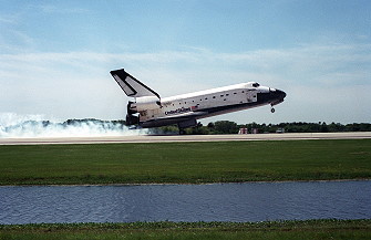 STS-83 landing