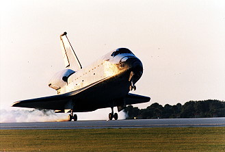 STS-87 landing