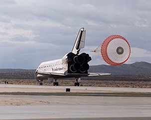STS-98 landing