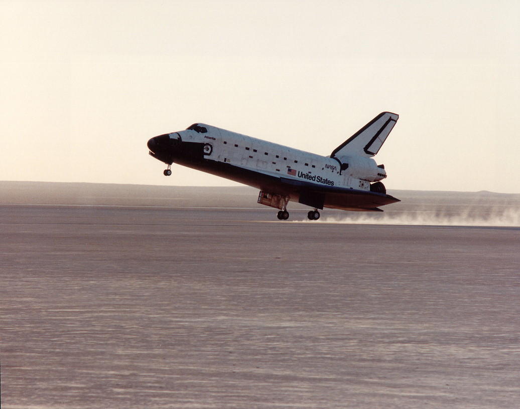 Image result for sts-37 landing