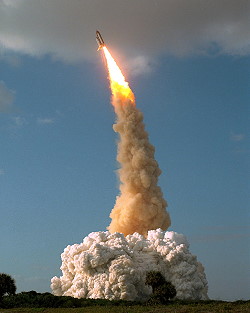 STS-31 launch