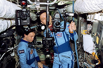 Leben an Bord der Mir