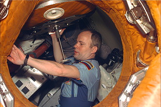 Leben an Bord der Mir