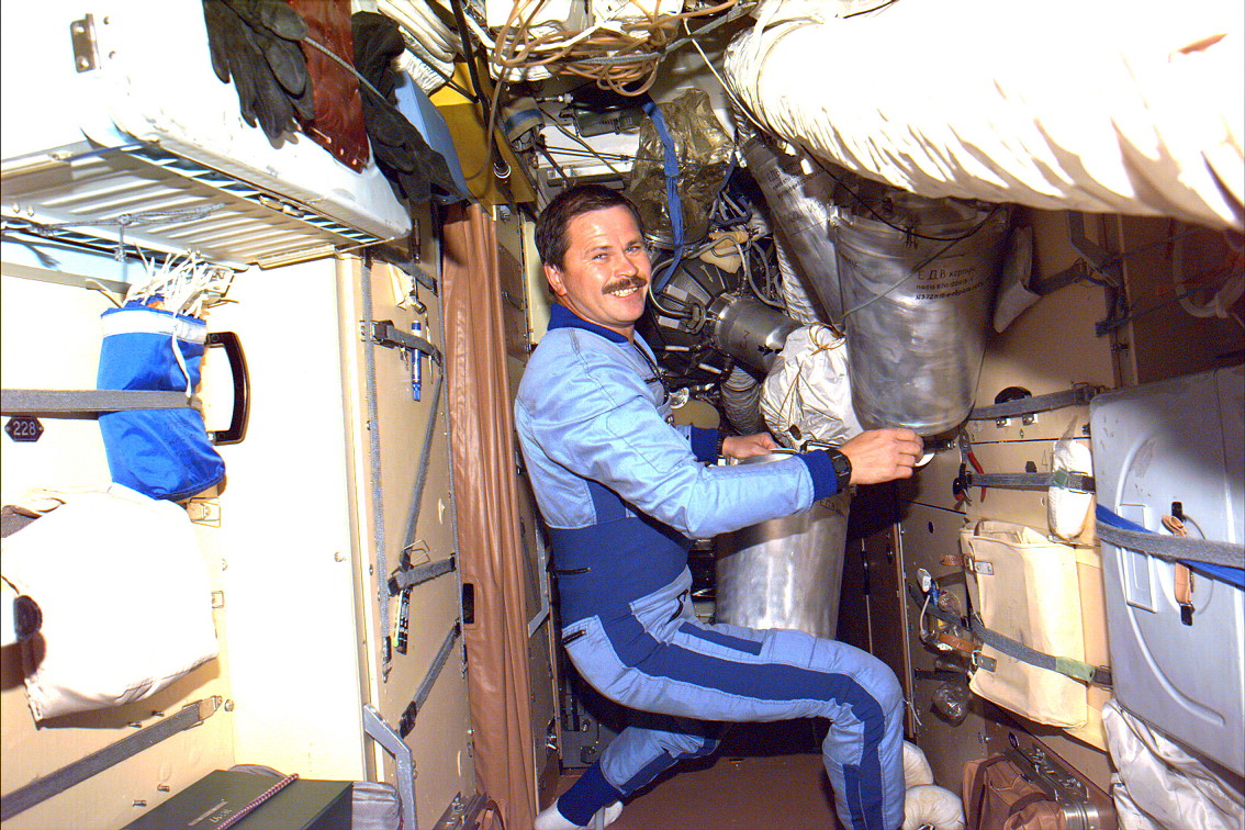 Leben an Bord der Mir