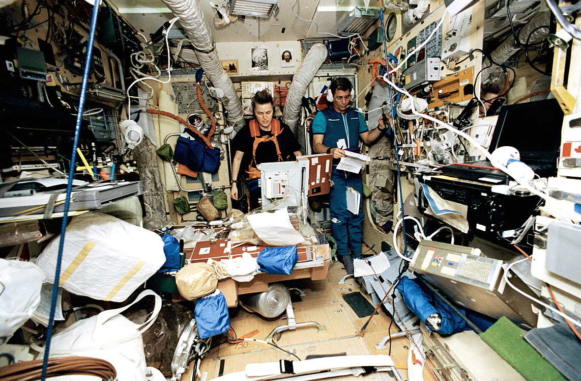 Leben an Bord der Mir