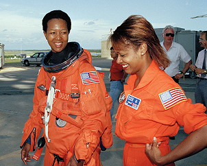 Mae Jemison im Training