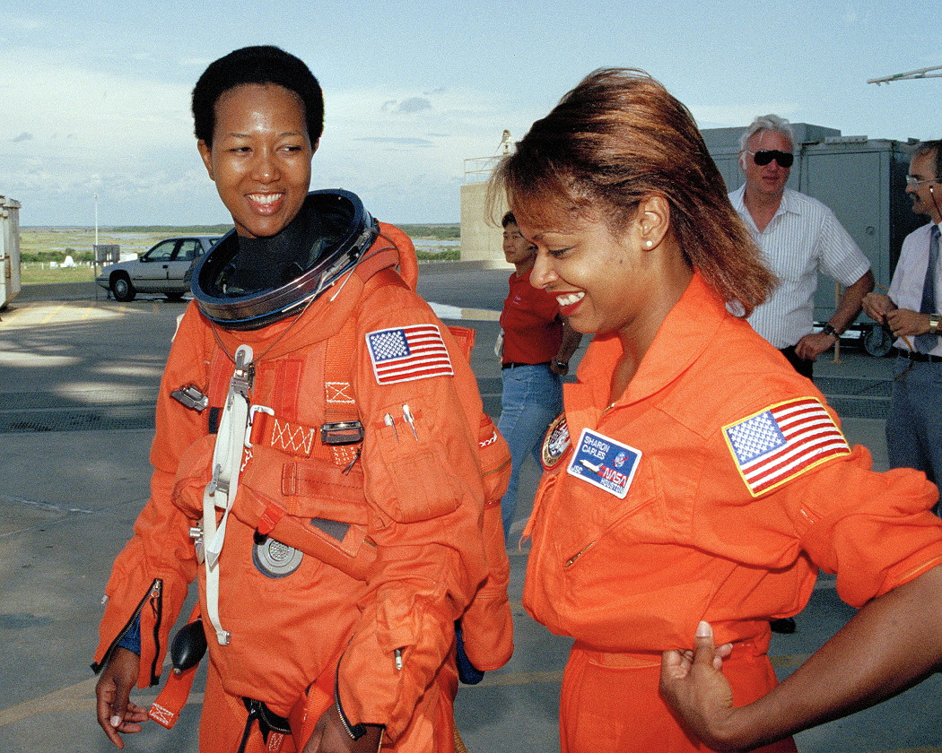 Mae Jemison im Training