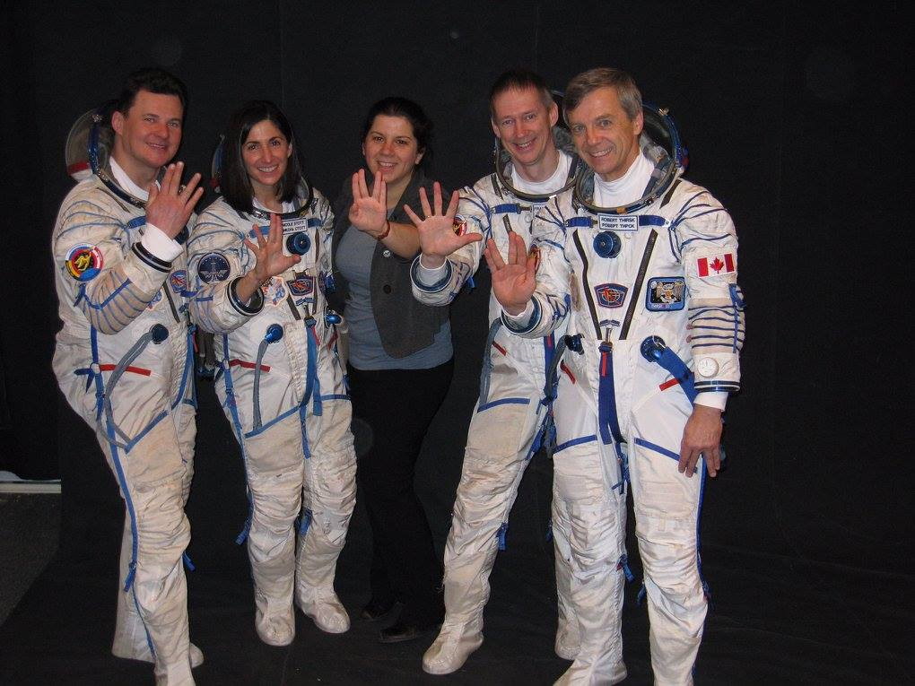 Crew ISS-21 (with Lena De Winne)