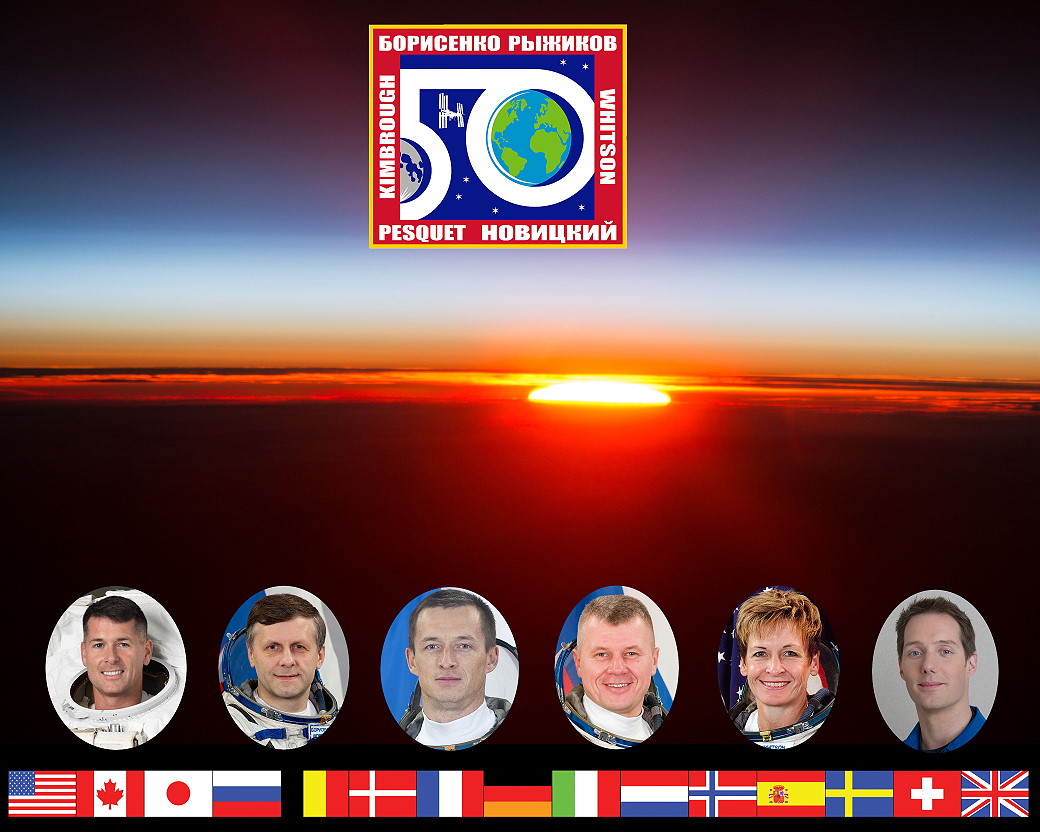 Crew ISS-50 (entworfen von SPACEFACTS)