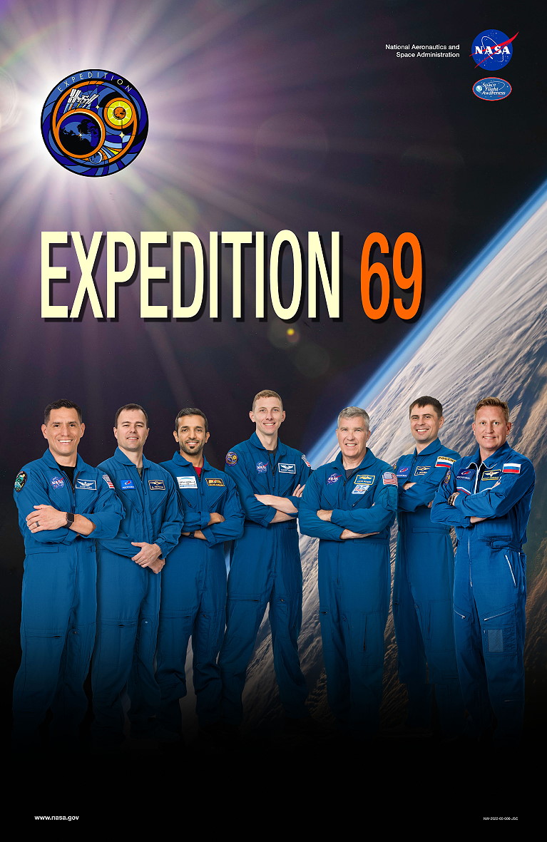 ISS-69 crew poster