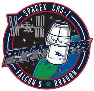 Patch Dragon CRS-7 (SpaceX)