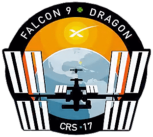 Patch Dragon SpX-17 (NASA)