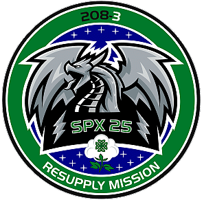 Patch Dragon SpX-25 (NASA)
