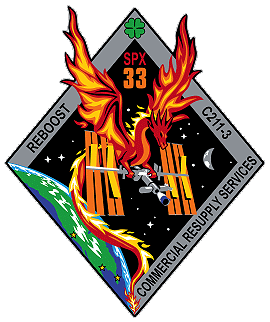 Patch Dragon SpX-33 (NASA)