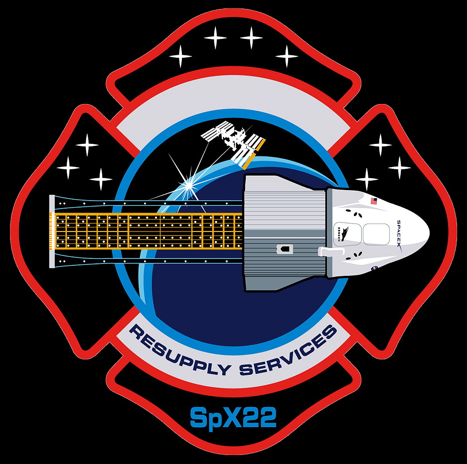 Patch Dragon SpX-22 (NASA)