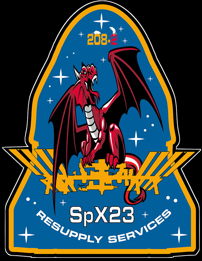 Patch Dragon SpX-23 (NASA)