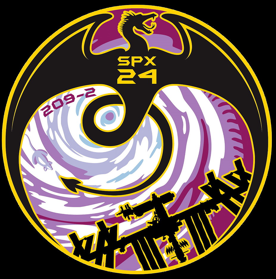 Patch Dragon SpX-24 (NASA)