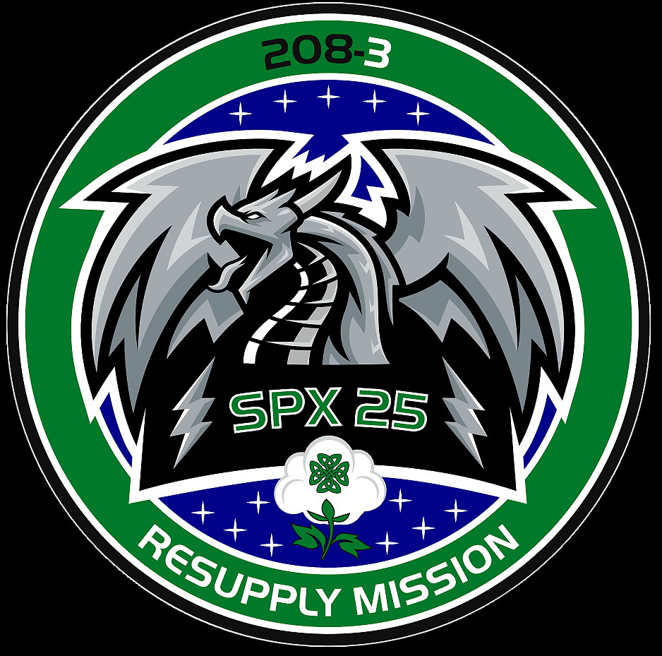 Patch Dragon SpX-25 (NASA)