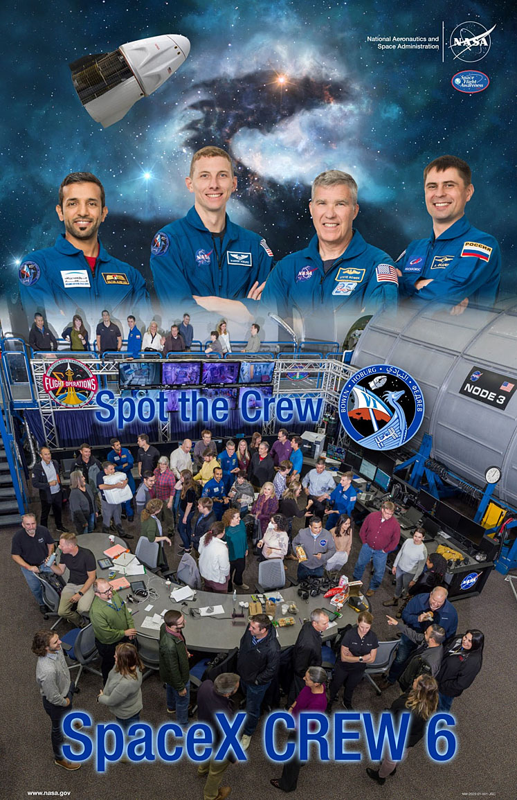 SpaceX Crew-6 poster
