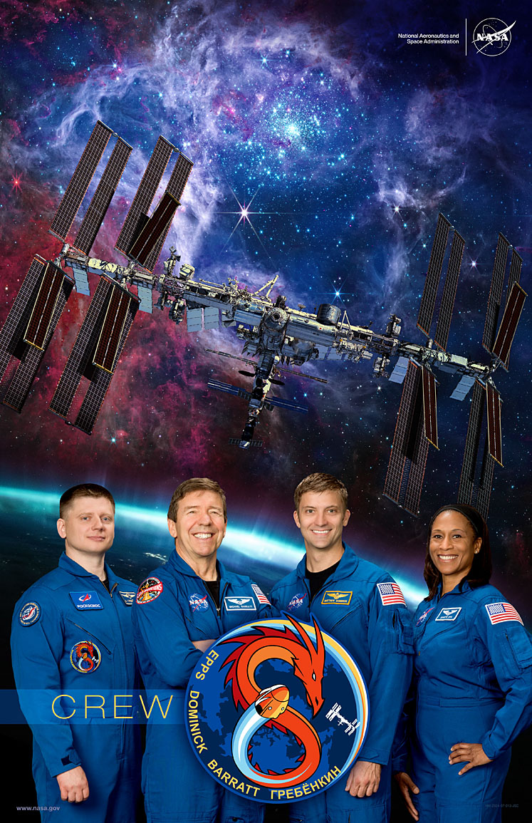 SpaceX Crew-8 poster