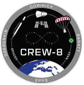 Patch SpaceX Crew-8 (SpaceX) Patch SpaceX Crew-8 (SpaceX)