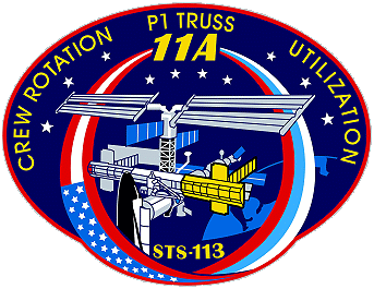 Aufnäher Patch Raumfahrt NASA STS-113 Space Shuttle Endeavour ...........A3113 