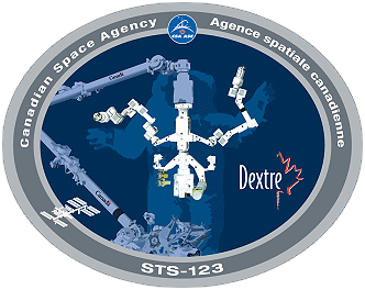 Patch STS-123 DEXTRE
