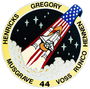 STS-44 patch
