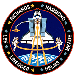 NASA SHUTTLE HITCHHIKER JR.SMALL PAYLOADS GODDARD SPACE CENTER PATCH 