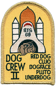 Patch STS-69 Dog Crew II