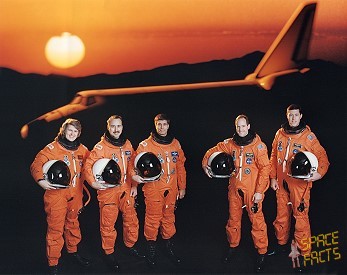 STS-43 crew