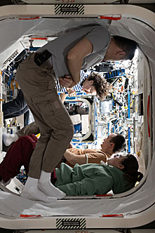 life onboard ISS