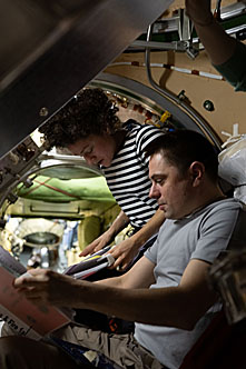 life onboard ISS